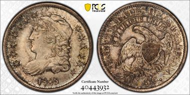 1835 H10C Small Date, Small 5C MS66+