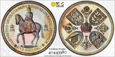 1953 Crown S-4136 Coronation PR65+ CAM