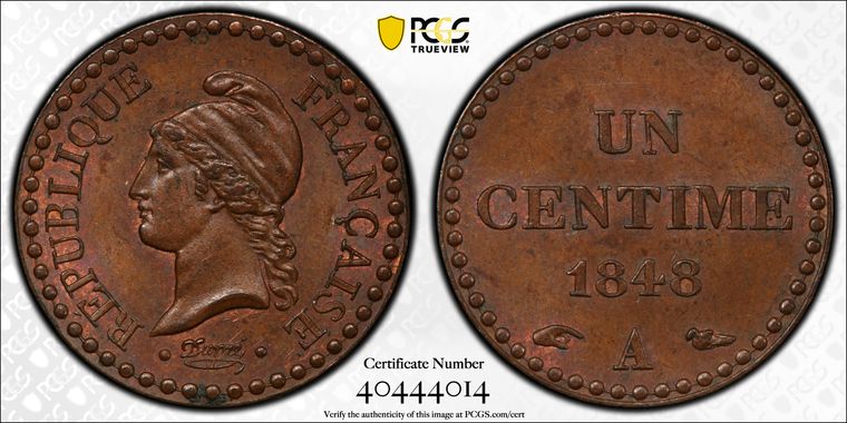 Cert 40444014 - Coin Image