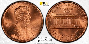 1997 1C MS69RD