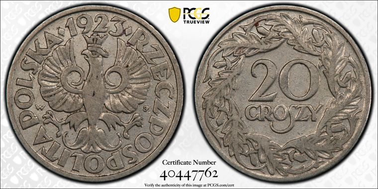 Cert 40447762 - Coin Image