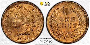 1909-S 1C Indian MS66RD
