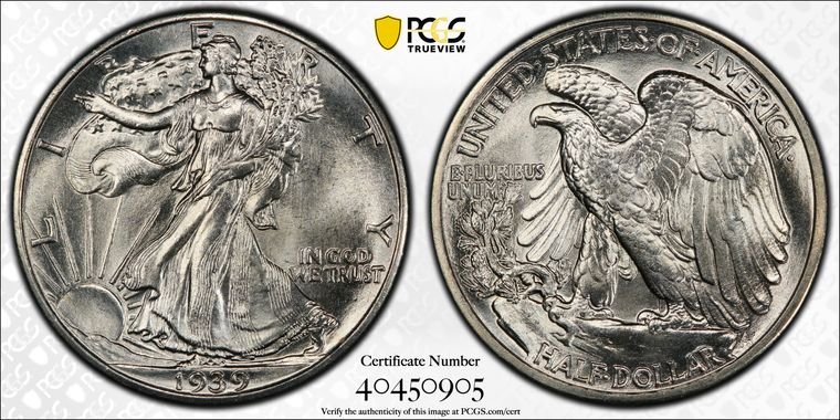 Cert 40450905 - Coin Image