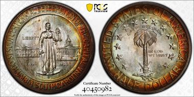 1936-D 50C Columbia MS68+