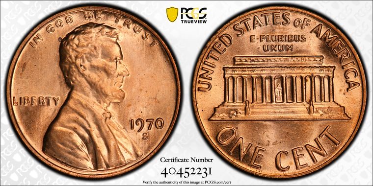 Cert 40452231 - Coin Image