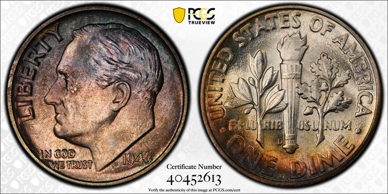 Cert 40452613 - Coin Image