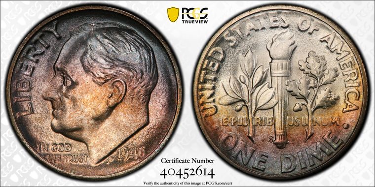 Cert 40452614 - Coin Image