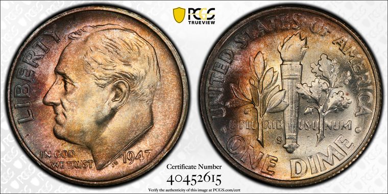 Cert 40452615 - Coin Image