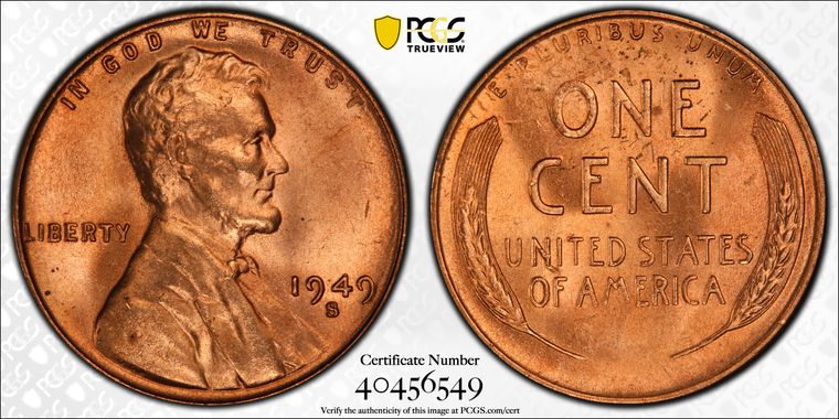 Cert 40456549 - Coin Image