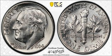 1964-D/D 10C RPM FS-501 MS64