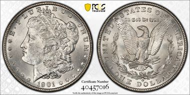 1901-O $1 MS63