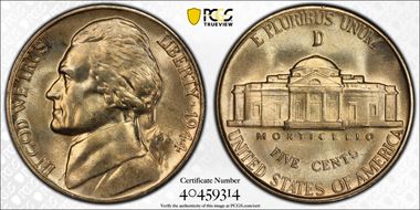 1944-D/D 5C RPM FS-501 MS67FS