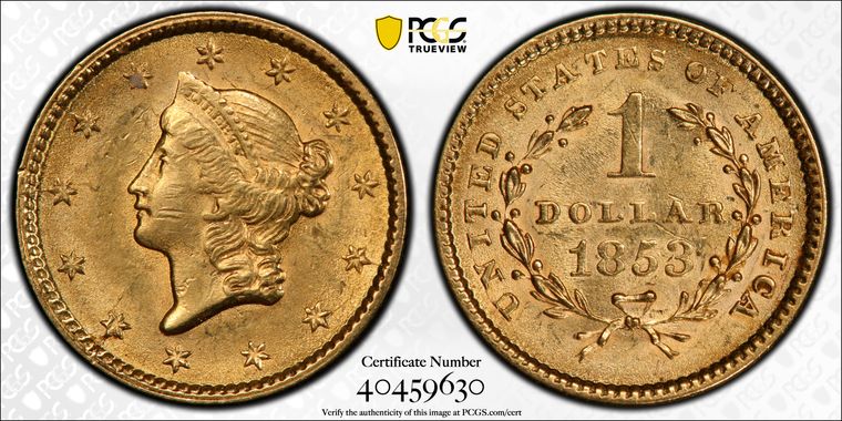 Cert 40459630 - Coin Image