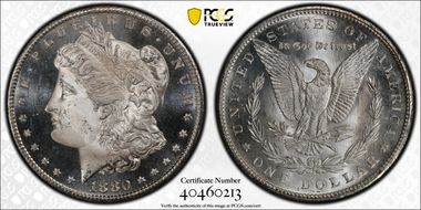 1880-S $1 MS67