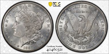 1884-CC $1 MS66