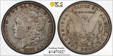 1878 7TF $1 Reverse of 1878 N1