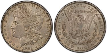 1881 $1 AU55