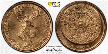 1987-Mo 1/20 oz KM-530  Au MS63