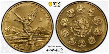 2002-Mo Onza Libertad Gold MS68