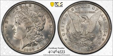 1888 $1 MS65