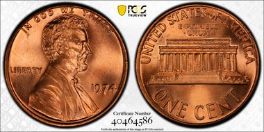 1974 1C MS68RD