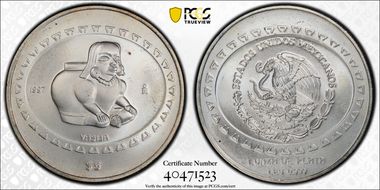 1997-Mo 5 Peso Vasija MS66