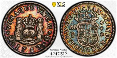 1739-Mo MF 1/2 R Calico-262 AU50