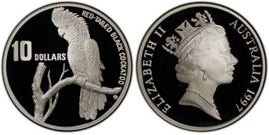 1997 $10 Cockatoo PR70DCAM