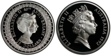 1992 $25 Princess Anne PR69DCAM