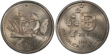 1996 200 Esc Discovery of Taiwan CuNi MS66
