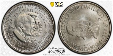 1954-D 50C Washington-Carver MS66