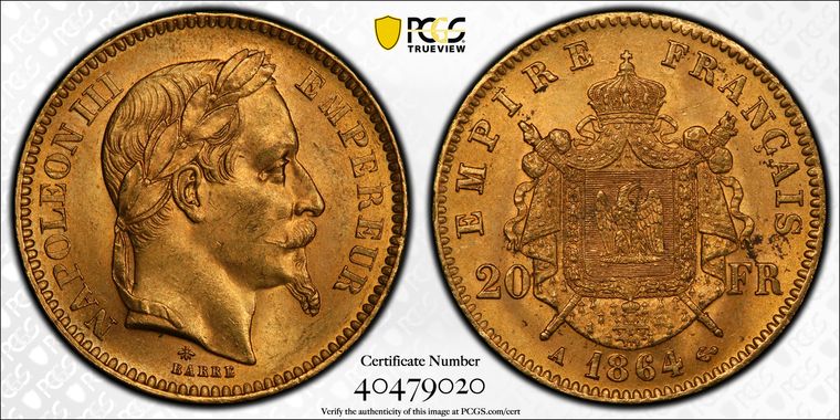 Cert 40479020 - Coin Image