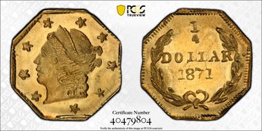 1871 G25C BG-714 MS67