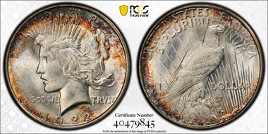 1922-D $1 MS65