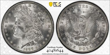 1888 $1 MS66+
