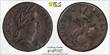 1785 CT 1/2P African Head, Miller 4.1-F.4 XF45BN