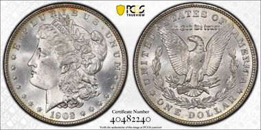 1902 $1 MS66+