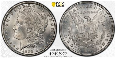 1896 $1 MS65