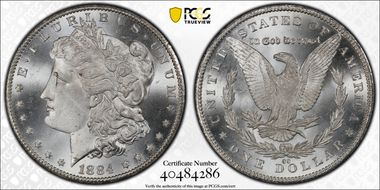 1884-CC $1 MS67+