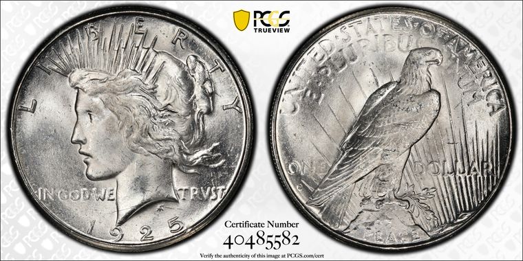 Cert 40485582 - Coin Image