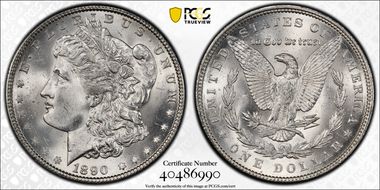 1890 $1 MS65