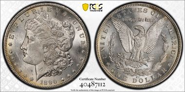 1890-CC $1 MS62
