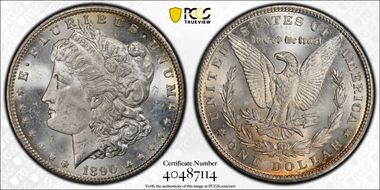 1890-CC $1 MS62