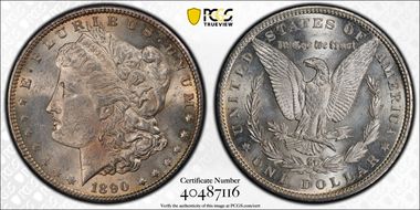 1890-CC $1 MS62