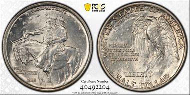 1925 50C Stone Mountain MS64