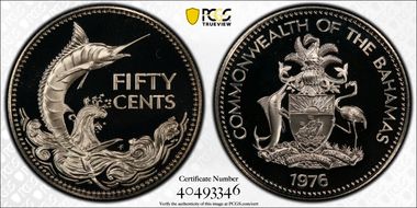 1976-FM 50C Silver PR69DCAM