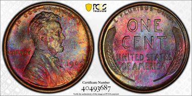1909 VDB 1C MS64BN