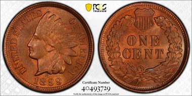 1899 1C MS64RB