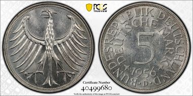 1956-D 5 Mk J-387 MS64