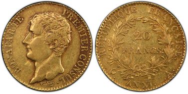 AN XI-A (1802) 20 Fr Gad-1020 F-510 XF45